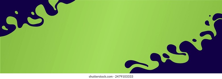 abstract banner design with abstract wave liquid shapes