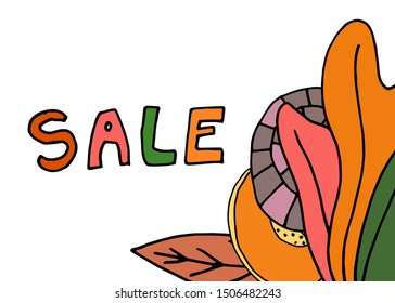 Abstract banner design for web, sale promo, card, advertising. Vector illustration