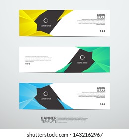 Abstract banner design web template. Collection of abstract banners. Suitable for banner sale, presentation, social media stories, story, promotion, flyer, poster and brochure.