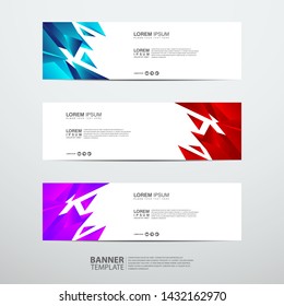 Abstract banner design web template. Collection of abstract banners. Suitable for banner sale, presentation, social media stories, story, promotion, flyer, poster and brochure.