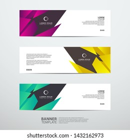 Abstract banner design web template. Collection of abstract banners. Suitable for banner sale, presentation, social media stories, story, promotion, flyer, poster and brochure.