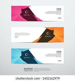 Abstract banner design web template. Collection of abstract banners. Suitable for banner sale, presentation, social media stories, story, promotion, flyer, poster and brochure.