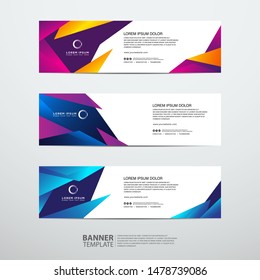 Abstract banner design web template. Collection of abstract banners. Suitable for banner sale, presentation, social media stories, story, promotion, flyer, poster and brochure.
