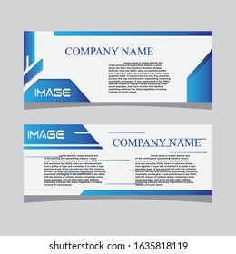 Abstract banner design web template Set, Horizontal header web banner