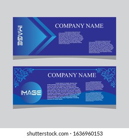 Abstract banner design web template Set, Horizontal header web banner