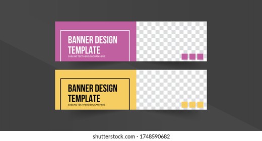 Abstract Banner Design, Web Banner Template