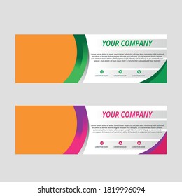 Resumen de la plantilla web de diseño de pancartas Set, Banner web de encabezado horizontal. Fondo de cabecera de la portada del triángulo azul geométrico moderno para el diseño de sitios web, banner de anuncios de cubierta de medios sociales, volante, tarjeta de invitación