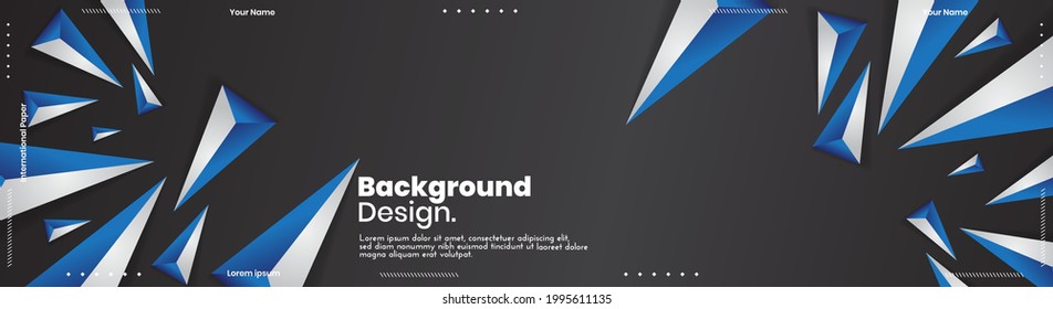 Resumen de la plantilla web de diseño de pancartas Set, Banner web de encabezado horizontal. Fondo de encabezado de portada abstracto moderno para diseño de sitios web, banner de anuncios de cubierta de medios sociales, volante, tarjeta de invitación