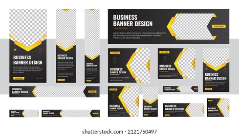 Resumen de la plantilla web de diseño de pancartas Set, Banner web de encabezado horizontal. Fondo de encabezado de portada moderno para diseño de sitios web, banner de anuncios de cubierta de medios sociales, volante, plantilla de diseño de tarjetas de invitación
