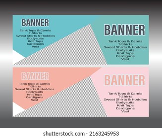Abstract banner design web template Set, Horizontal header web banner. Modern Geometric Blue Triangle cover header background for website design, Social Media Cover ads banner, flyer, invitation card