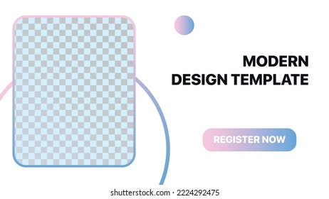 Abstract banner design web template. Modern Gradient Blue and pink cover header background for website design, Social Media Cover ads banner, flyer, invitation card