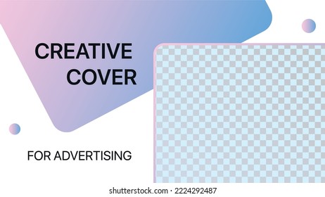 Abstract banner design web template. Modern Gradient Blue and pink cover header background for website design, Social Media Cover ads banner, flyer, invitation card