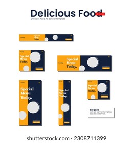 Abstract banner design web template Set, Horizontal header web banner. Modern Gradient Blue cover header background for website design, Social Media Cover ads banner, flyer, invitation card