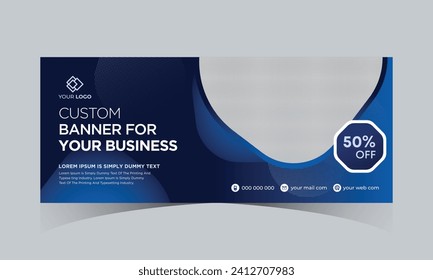 Abstract banner design web template. Gradient cover header background for website design, Social Media Cover ads banner, flyer, invitation card, annual report, backdrop, brochure, poster