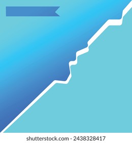 Abstract banner design web template blue and sky blue