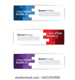 Abstract banner design web template Vector Eps 10