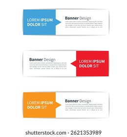 Abstract banner design web template Vector Eps 10