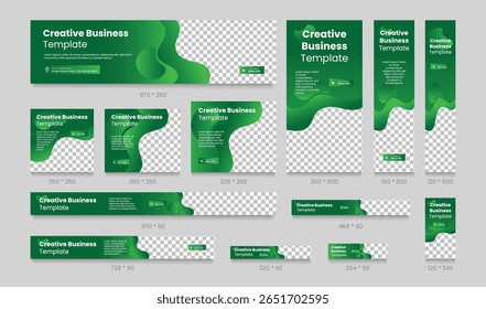 Abstract banner design web template set. Modern cover header background for website design, Social media cover or post, ads banner, flyer, invitation card. Horizontal header web banner template