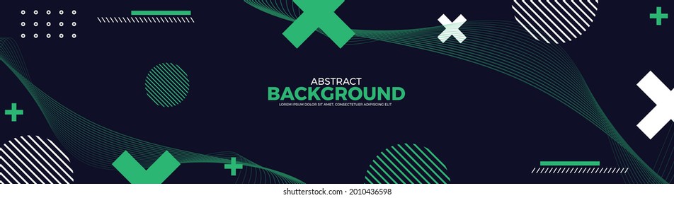 Resumen de plantillas web de diseño de banners, banner web de cabecera horizontal. Fondo de encabezado de portada abstracto moderno para diseño de sitios web, banner publicitario de cobertura de medios sociales, volante, tarjeta de invitación