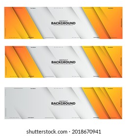 Abstract banner design web templates, horizontal header web banner. Modern abstract cover header background for website design, Social Media Cover advertising banner, flyer, invitation card