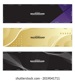 Abstract banner design web templates, horizontal header web banner. Modern abstract cover header background for website design, Social Media Cover advertising banner, flyer, invitation card