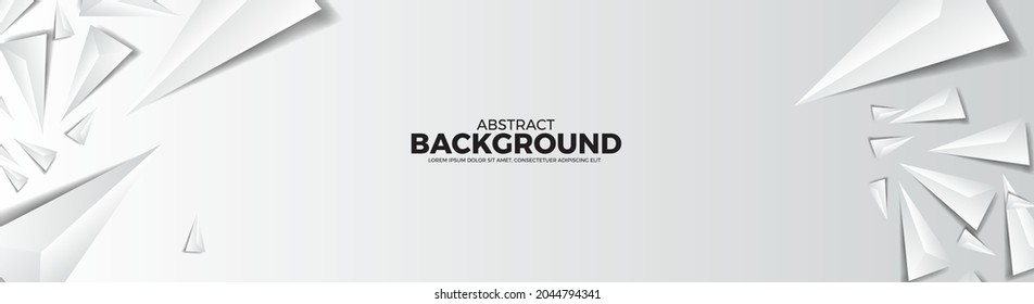Resumen de plantillas web de diseño de banners, banner web de cabecera horizontal. Fondo de encabezado de portada abstracto moderno para diseño de sitios web, banner publicitario de cobertura de medios sociales, volante, tarjeta de invitación