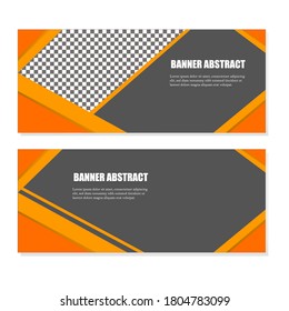 abstract banner design for your needs or business