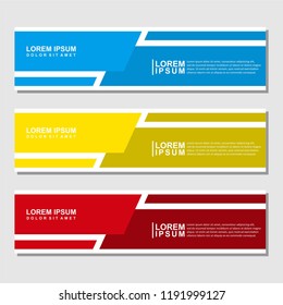abstract banner designs vector background