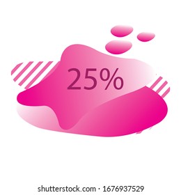 abstract banner discount logo vektor template