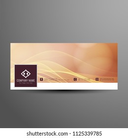 Abstract banner elegant template