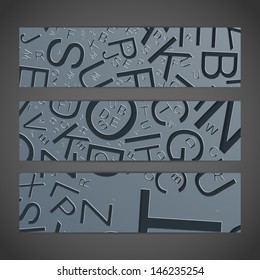 Abstract banner, eps10