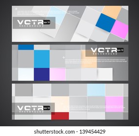 Abstract Banner - eps10 Background