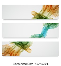 Abstract banner. EPS10 vector