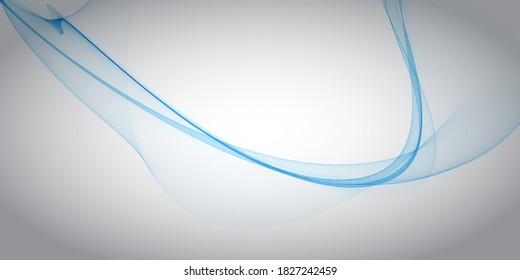 Pancarta abstracta con un diseño abstracto de líneas fluidas