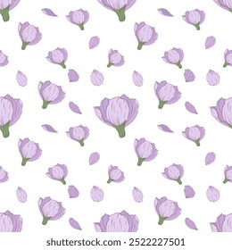 Plano de fundo abstrato do quadro do banner. Flores roxas fundo vetor ilustração, plantas de flor, ramos, impressão de arte para beleza, moda e produtos naturais, cartão, papel, presente, evento, slide, banner.
