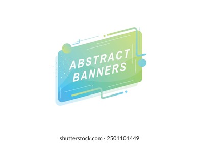 Abstract banner frame text baloon editable background