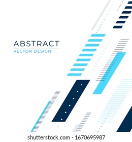 Abstract banner geometric square shape design halftone line style with space for your text. vector illustration.