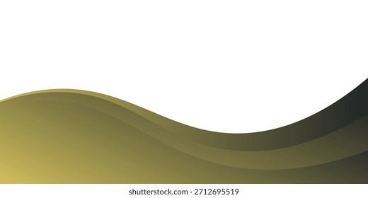 Banner abstrato banner ouro web banner ondas vetor em cores douradas. Textura abstrata de balanço. ilustrador vetorial.