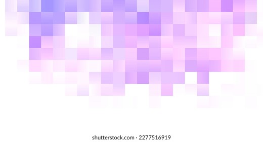 Abstract banner with a gradient pixel design