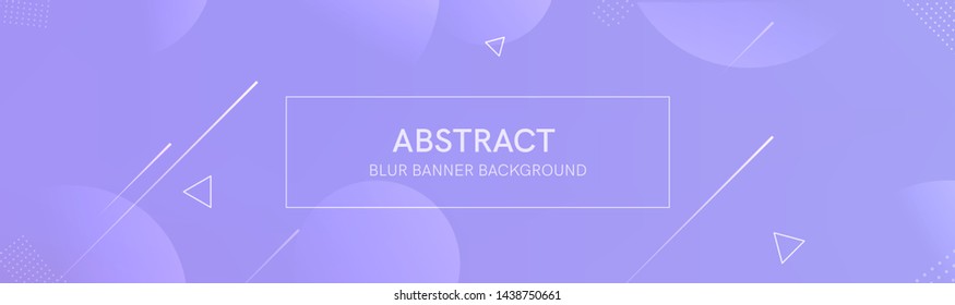 Abstract banner with gradient shapes and blur background with light neon color. Dynamic shape composition. Vector template design