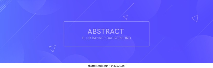 Abstract banner with gradient shapes and blur background with light neon color. Dynamic shape composition. Vector template design