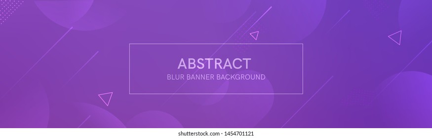Abstract banner with gradient shapes and blur background with dark neon color. Dynamic shape composition. Vector template design 