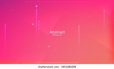 Abstract banner with gradient shapes and blur background with dark neon color. Dynamic shape composition. Vector template design.