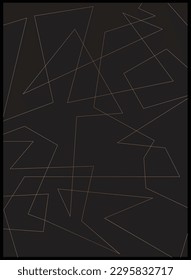 Abstract banner with gradient shapes and blur background with dark neon color. Dynamic shape composition. Vector template design
