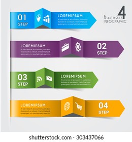 Abstract  banner infographic.