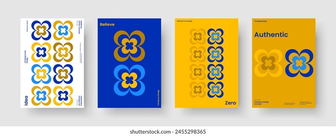 Diseño de Anuncio Abstractas. Diseño de fondo geométrico. Plantilla de informe aislada. Folleto. Presentación empresarial. Cartel. Portada del libro. Volante. Identidad de marca. Catálogo. Handbill. Cartera. Diario