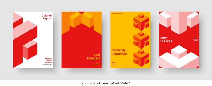 Abstract Banner Layout. Modern Report Design. Isolated Flyer Template. Business Presentation. Brochure. Book Cover. Background. Poster. Catalog. Newsletter. Pamphlet. Journal. Brand Identity