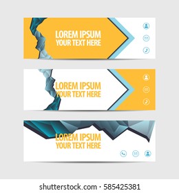  Abstract  Banner Layout template. Banner vector design. Abstract  banner cover background.