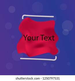 Abstract Banner with Modern Shapes