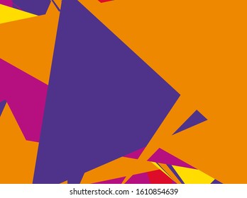 Abstract banner. Multicolored texture. Vector illustration template. Modern geometric vector illustration. Bright background. Abstract design banner template. Modern line art booklet template.